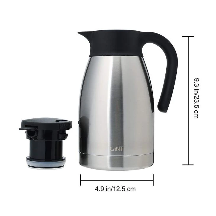 Thermal Coffee Pot Hot & Cold Retention Non-Slip Silicone Base